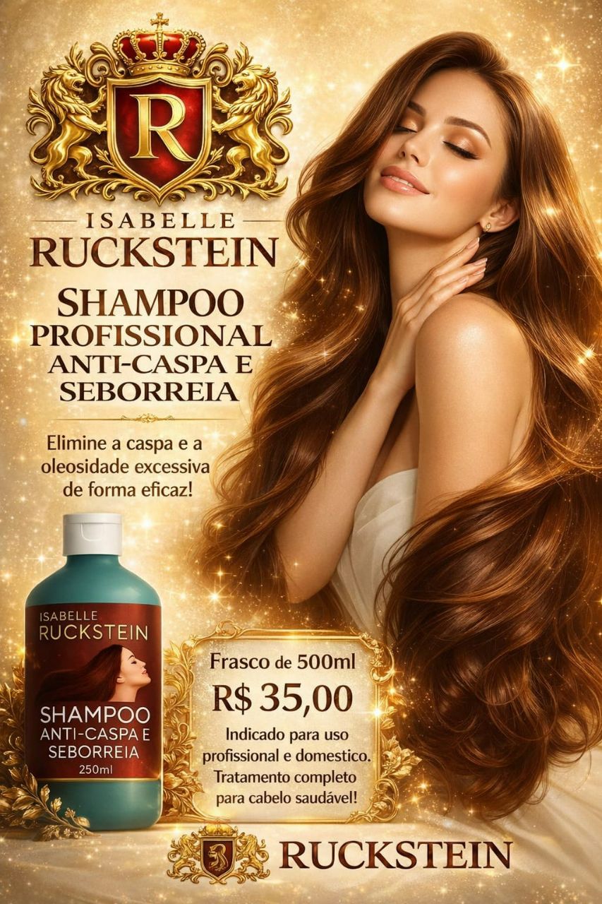 Shampoo Profissional Anti-Caspa e Seborreia