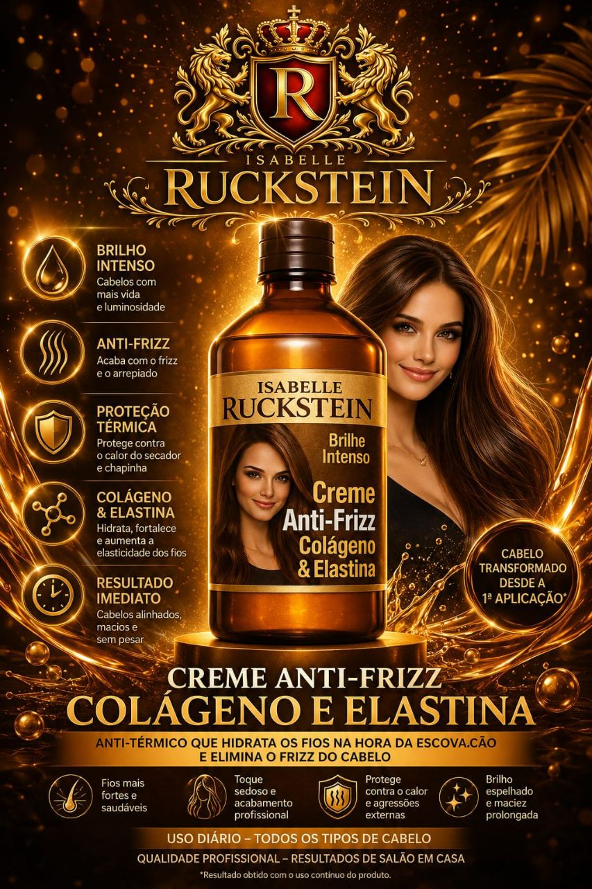 Creme Anti-Frizz Colágeno & Elastina
