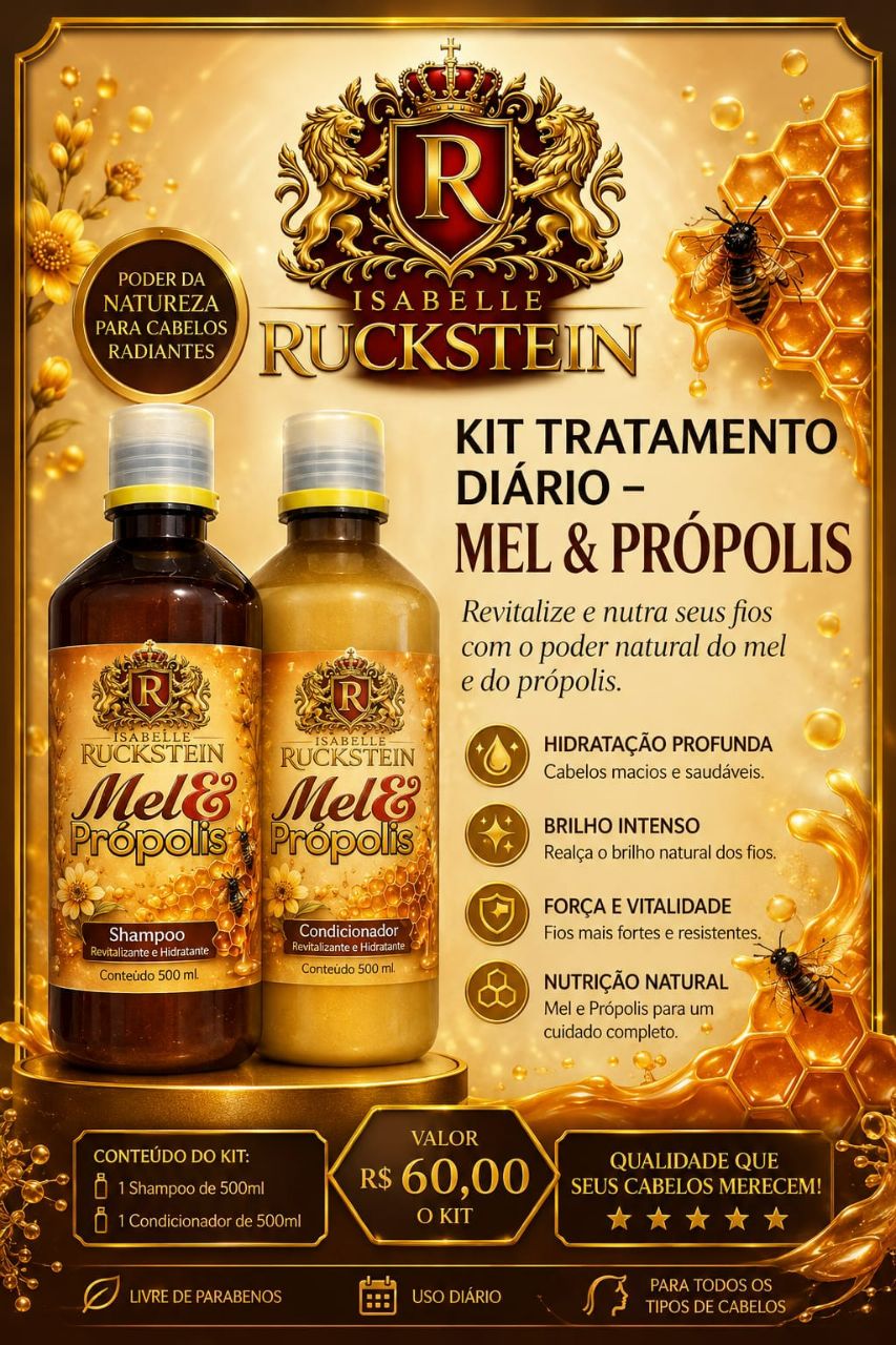 Kit Tratamento Diário Mel & Própolis