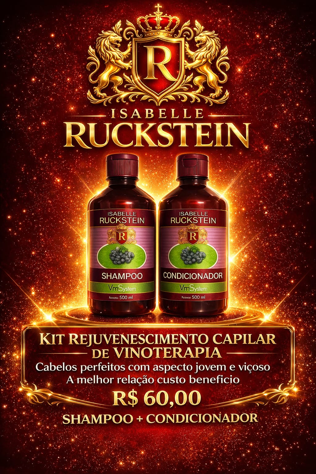 Kit Rejuvenescimento Capilar de Vinoterapia